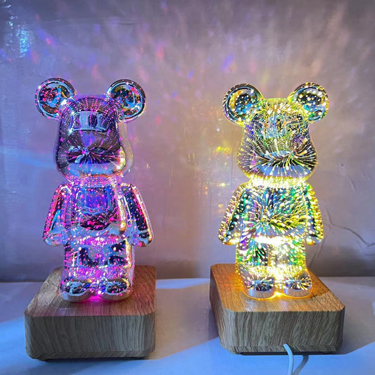 FireworkGlow™ Bear Lamp