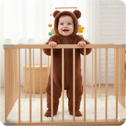 CuddleBear™ Hooded Baby Onesie