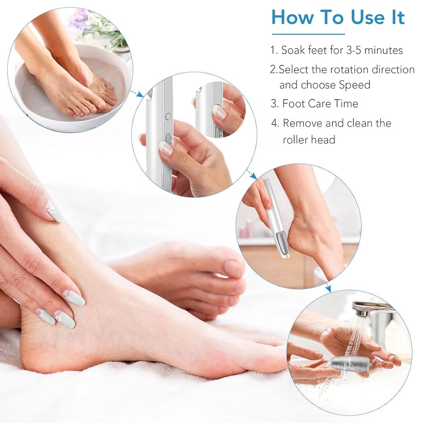 SilkStep Electric Callus Remover