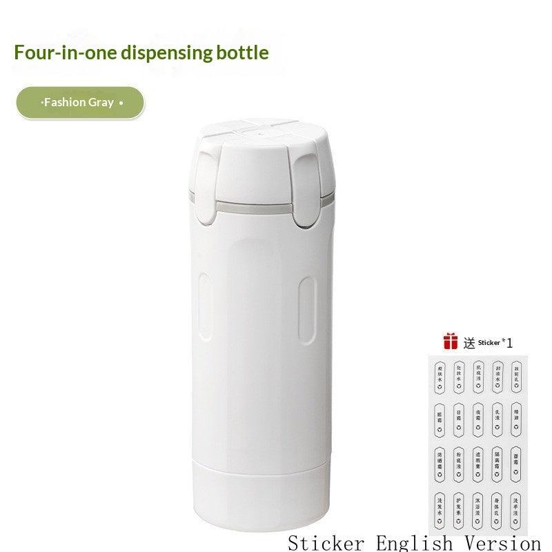 TravelSync™ - 4-in-1 Bottle Set