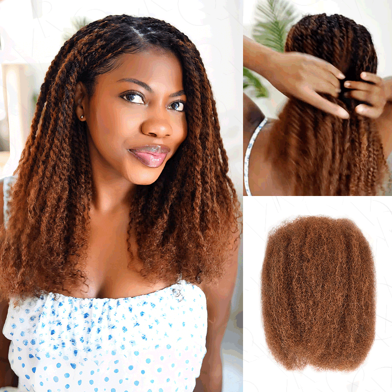 CoilCrown Afro Kinky Bulk Hair