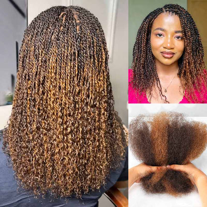 CoilCrown Afro Kinky Bulk Hair