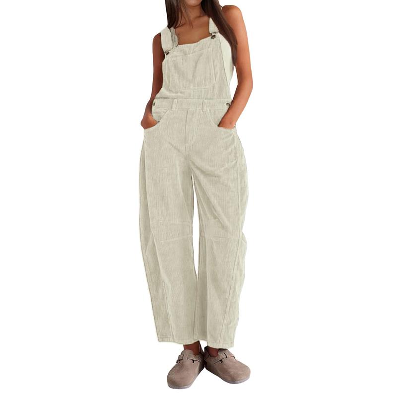 CozyCord Relaxed-Fit Corduroy Overalls
