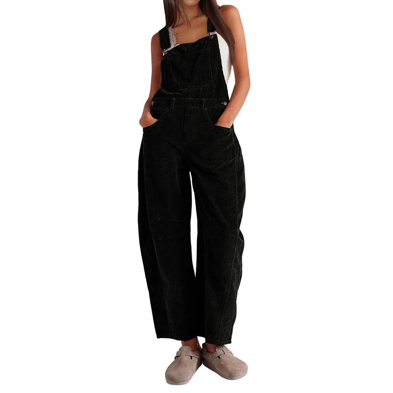 CozyCord Relaxed-Fit Corduroy Overalls