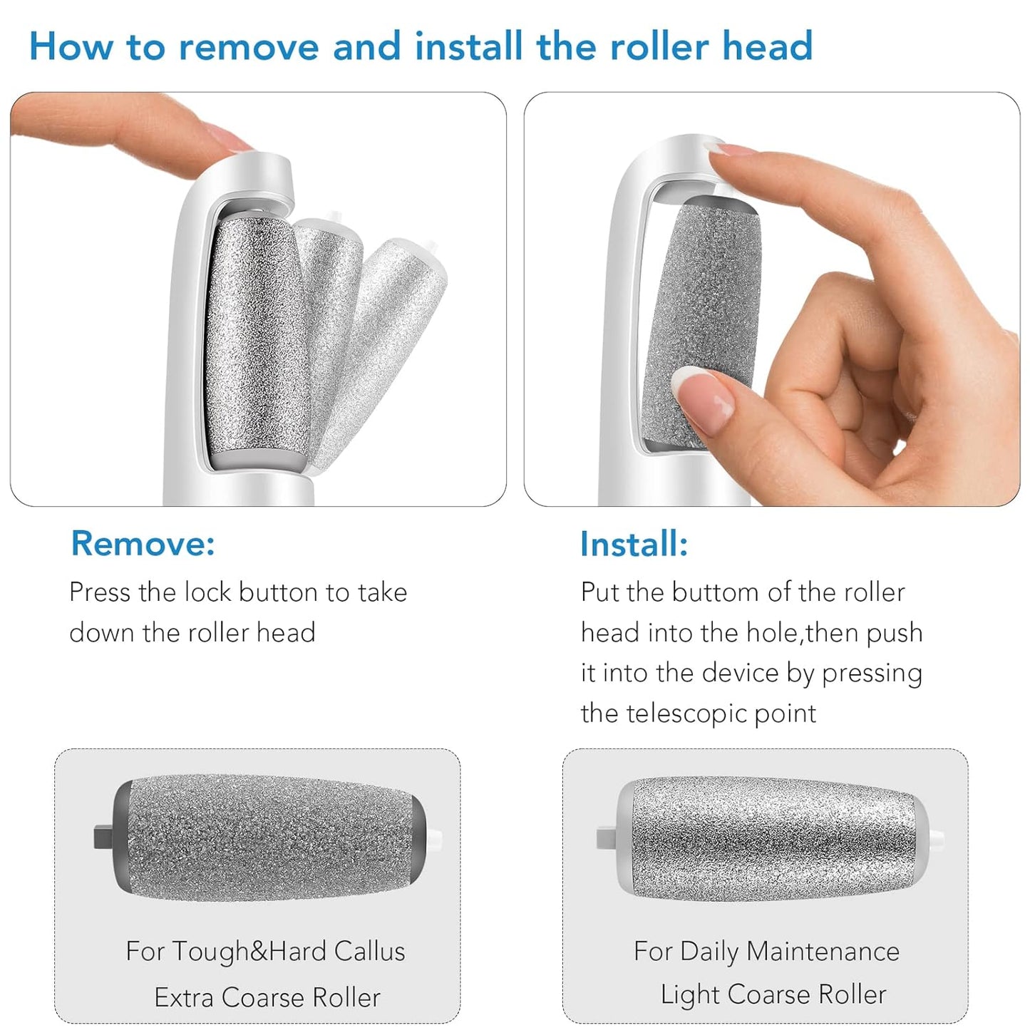 SilkStep Electric Callus Remover