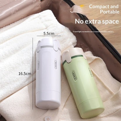 TravelSync™ - 4-in-1 Bottle Set