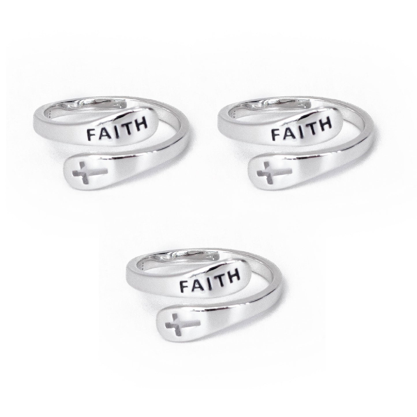 FaithAura™ - Cross Ring