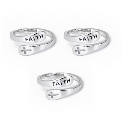 FaithAura™ - Cross Ring