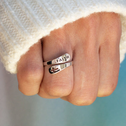 FaithAura™ - Cross Ring