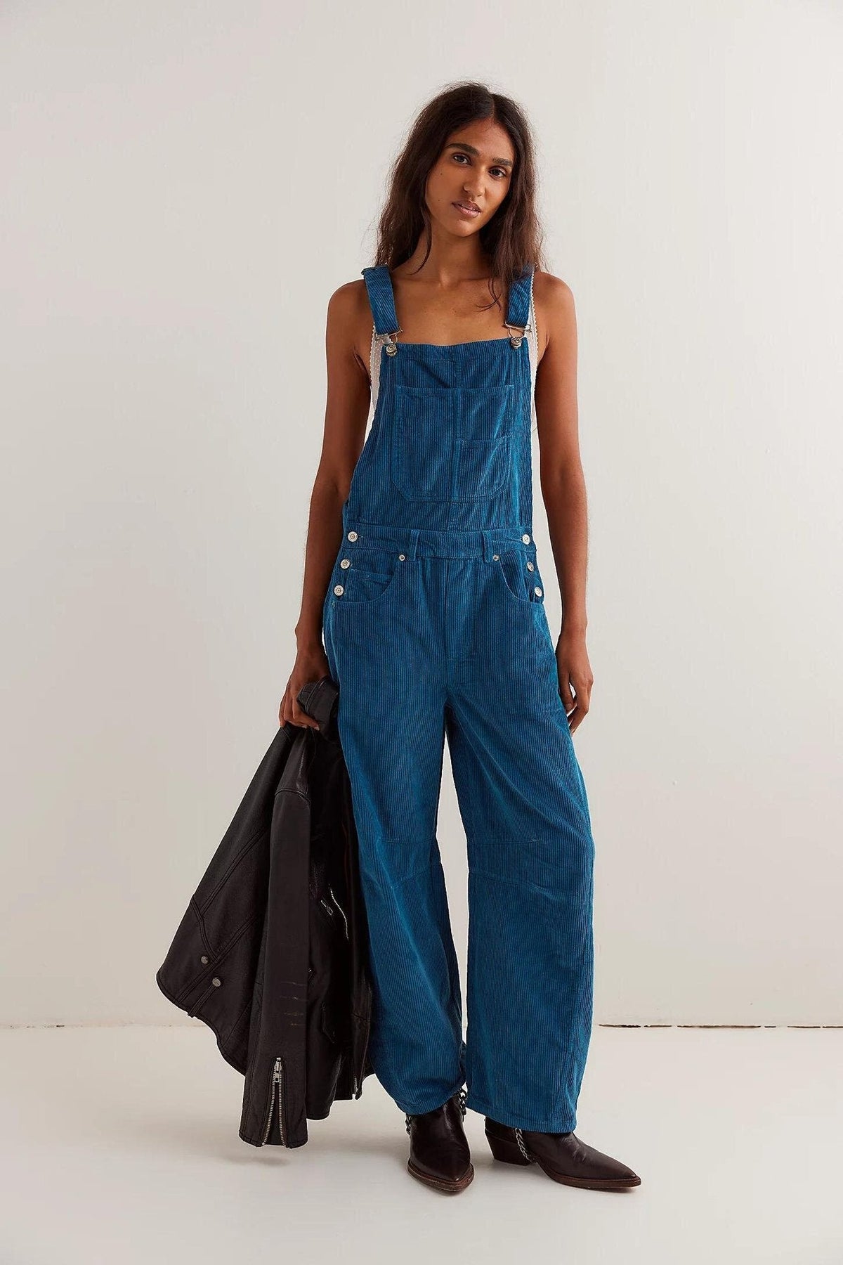 CozyCord Relaxed-Fit Corduroy Overalls