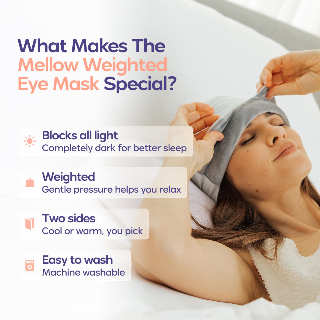 SOMNA | 360° Blackout Weighted Eye Mask
