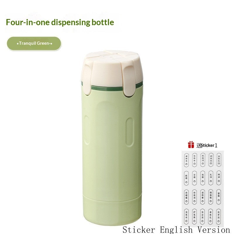 TravelSync™ - 4-in-1 Bottle Set