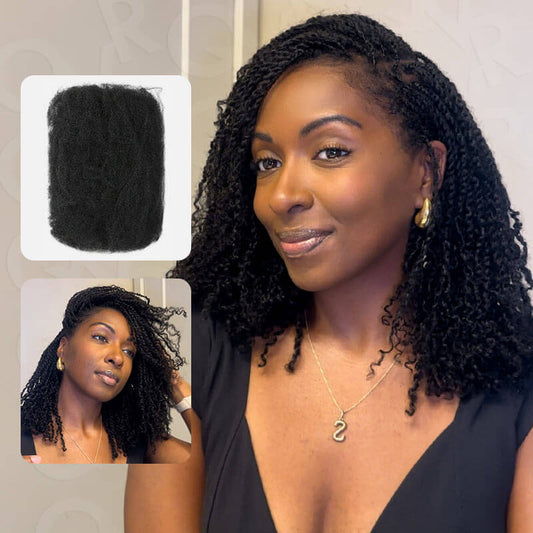 CoilCrown Afro Kinky Bulk Hair